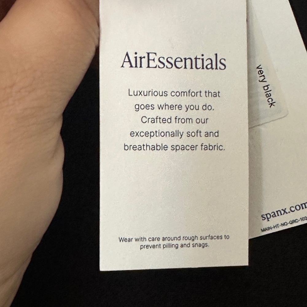 Brand New SPANX AirEssentials Very Black Crewneck Dress Size Medium Athleisure - Picture 6 of 10